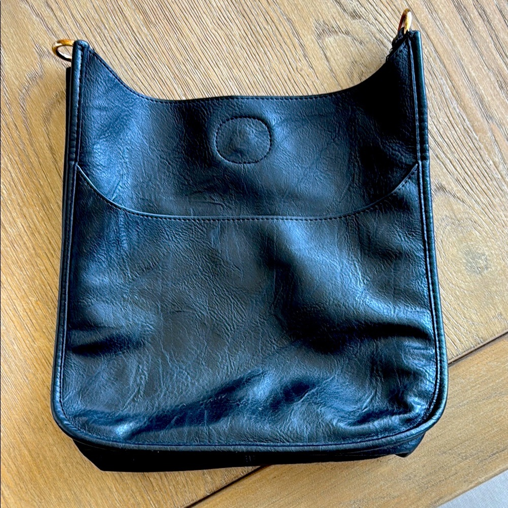 Ahdorned Classic Vegan Leather Messenger Bag